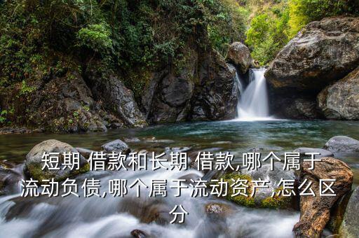  短期 借款和長期 借款,哪個(gè)屬于流動(dòng)負(fù)債,哪個(gè)屬于流動(dòng)資產(chǎn),怎么區(qū)分