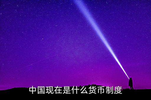 中國現在是什么貨幣制度