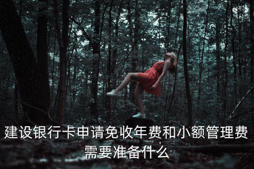 銀行卡申請(qǐng)免年費(fèi)需要攜帶什么，建設(shè)銀行卡申請(qǐng)免收年費(fèi)和小額管理費(fèi)需要準(zhǔn)備什么