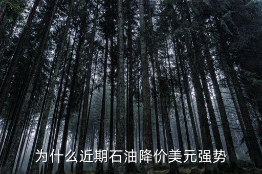 為什么近期石油降價(jià)美元強(qiáng)勢(shì)