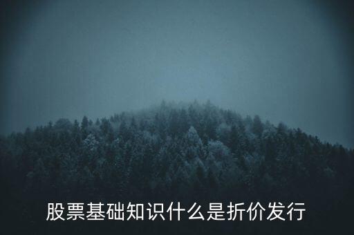 折價股什么意思，折價股和股息紅利是什么東東