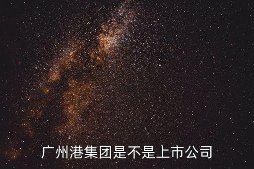 廣州港集團(tuán)什么時(shí)候上市，廣州港集團(tuán)是不是上市公司