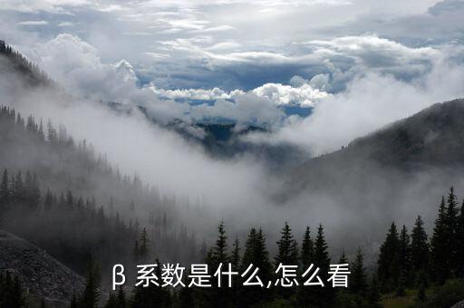 貝塔系數怎么求,選擇適合波段操作的β系數可獲額外收益