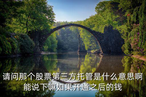 股票托管轉(zhuǎn)入是什么意思，托管轉(zhuǎn)出是什么意思