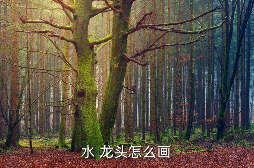 水 龍頭怎么畫(huà)