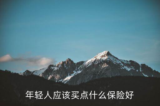 年輕人適合買什么保險，青少年買什么保險好