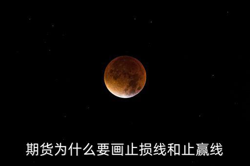 期貨為什么要畫(huà)止損線(xiàn)和止贏線(xiàn)