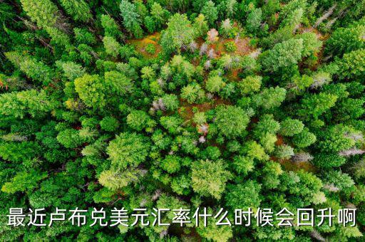 盧布什么時候能回升，最近盧布兌美元匯率什么時候會回升啊