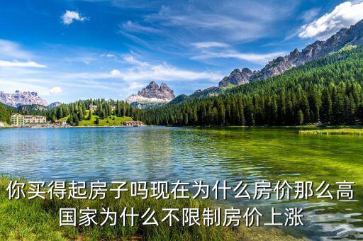 國(guó)家為什么不控制房?jī)r(jià)，為什么房子的價(jià)格就控制不下來(lái)呢
