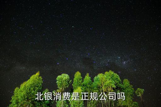 北銀和興宏什么關(guān)系，北銀消費是正規(guī)公司嗎