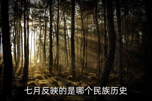 七月反映的是什么歷史，七月反映的是哪個(gè)民族歷史