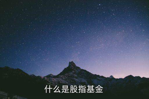 股指基金是什么，什么是股指基金
