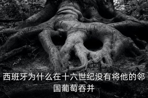 西班牙為什么沒有吞并葡萄牙，西班牙為什么在十六世紀(jì)沒有將他的鄰國葡萄吞并
