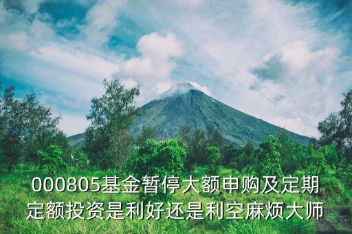 001815基金為什么暫停，001719基金為什么暫停申購