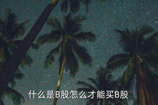 什么是b股賬戶，A股B股帳戶問(wèn)題