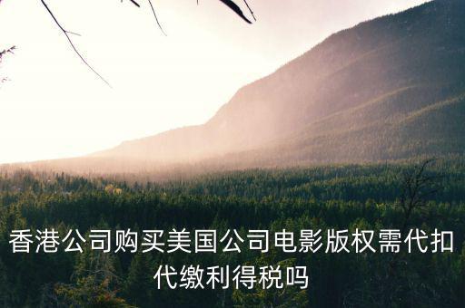 進口影視版權交什么稅，海外電視版權引入是否免征增值稅