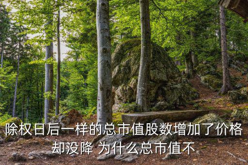 除權日后一樣的總市值股數增加了價格卻沒降 為什么總市值不