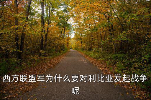 歐債危機下的法國為什么要發(fā)動利比亞戰(zhàn)爭，西方聯(lián)盟軍為什么要對利比亞發(fā)起戰(zhàn)爭呢