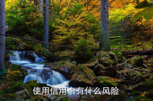 信用卡有什么風(fēng)險，信用卡有什么風(fēng)險
