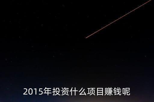 2015年投資什么項(xiàng)目賺錢(qián)呢