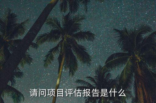什么是評(píng)估咨詢(xún)報(bào)告，什么是投資評(píng)估報(bào)告