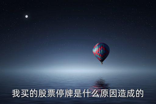 我買(mǎi)的股票停牌是什么原因造成的