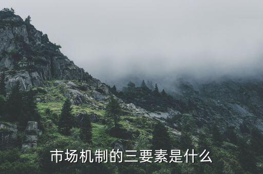 什么是市場三要素，構(gòu)成市場的三大要素是什么