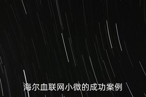 什么海爾小微，海爾小微公司簽合同沒有海爾倆字