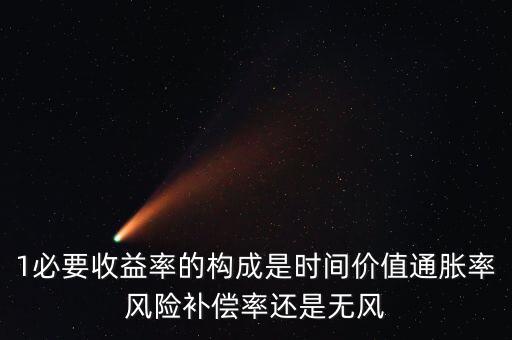 普通股的必要收益率是由什么組成，計算股票價格中的必要收益率是什么東西