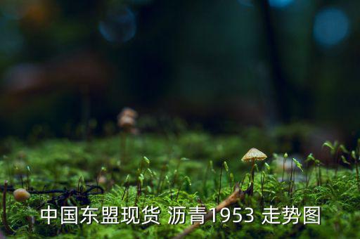 中國東盟現(xiàn)貨 瀝青1953 走勢(shì)圖