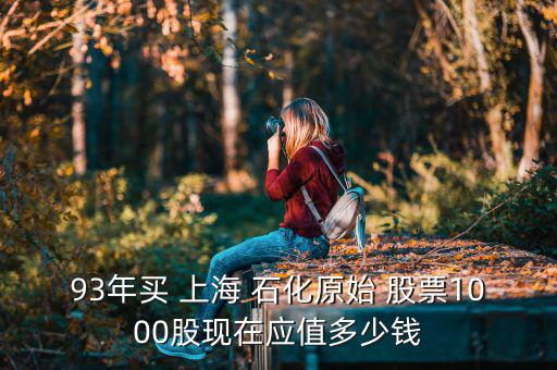 93年買(mǎi) 上海 石化原始 股票1000股現(xiàn)在應(yīng)值多少錢(qián)