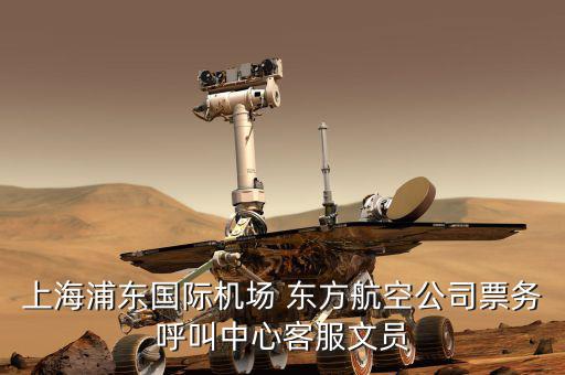 上海浦東國際機場 東方航空公司票務(wù)呼叫中心客服文員