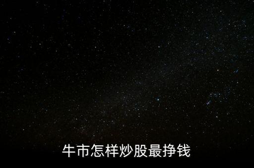 牛市怎樣炒股最掙錢(qián)