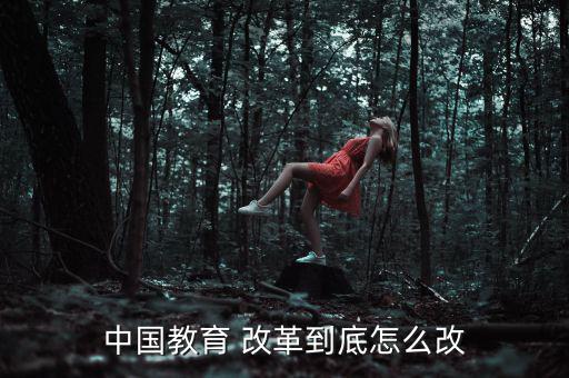 中國教育 改革到底怎么改