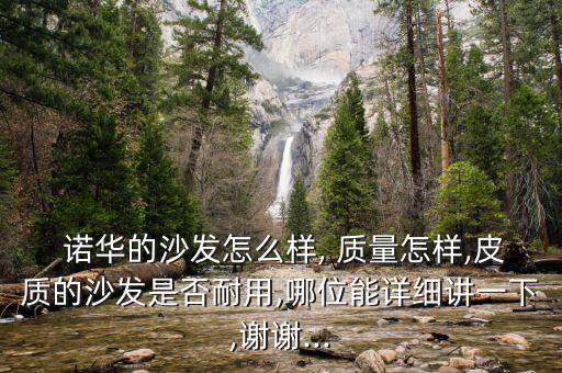  諾華的沙發(fā)怎么樣, 質(zhì)量怎樣,皮質(zhì)的沙發(fā)是否耐用,哪位能詳細(xì)講一下,謝謝...