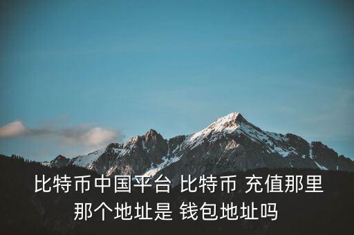  比特幣中國平臺 比特幣 充值那里那個地址是 錢包地址嗎