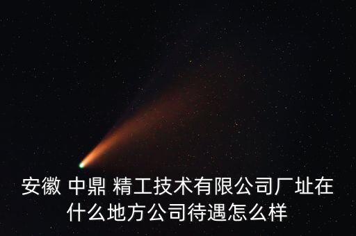 安徽 中鼎 精工技術(shù)有限公司廠址在什么地方公司待遇怎么樣