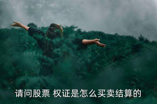 請(qǐng)問(wèn)股票 權(quán)證是怎么買(mǎi)賣(mài)結(jié)算的