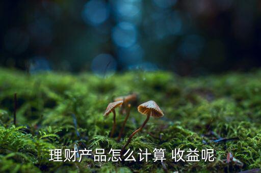  理財產品怎么計算 收益呢