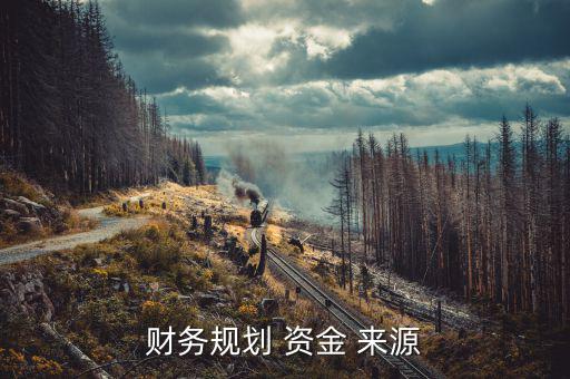 財務(wù)規(guī)劃 資金 來源