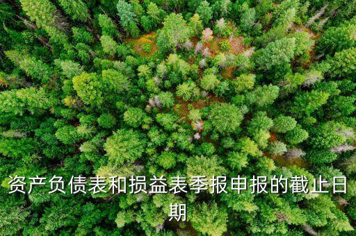 季度報表什么時間，企業(yè)年季度月報表什么時間報