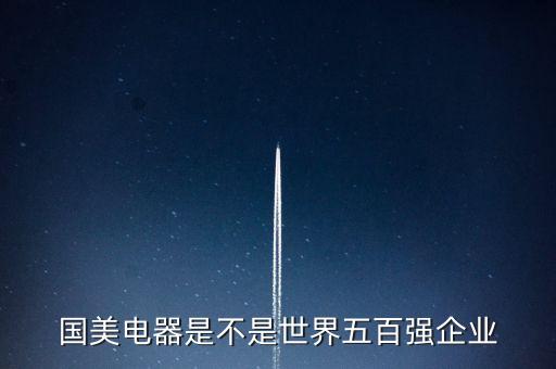 國美電器是不是世界五百強企業(yè)