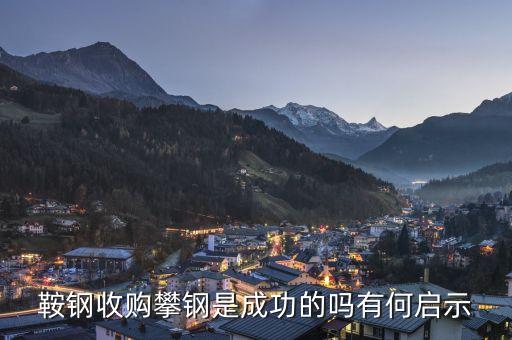 攀鋼為什么被鞍鋼收購，鞍鋼收購攀鋼是成功的嗎有何啟示