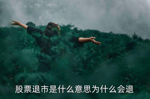 股票退市是什么意思為什么會(huì)退