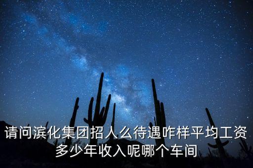 請問濱化集團(tuán)招人么待遇咋樣平均工資多少年收入呢哪個車間