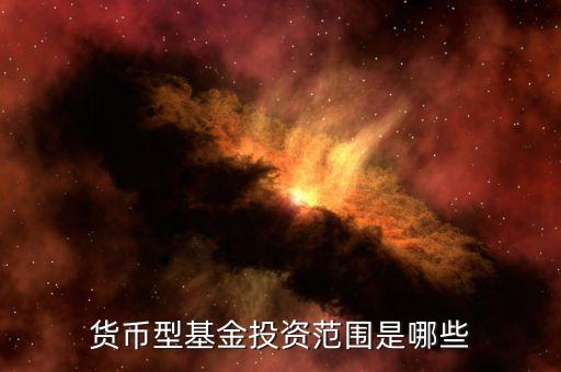 貨幣基金主要投資什么，貨幣型基金投資范圍是哪些