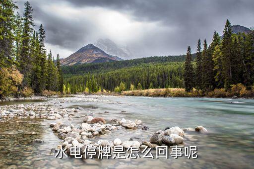 安徽水利為什么停牌，水電停牌是怎么回事呢