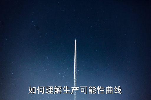 如何理解生產(chǎn)可能性曲線(xiàn)