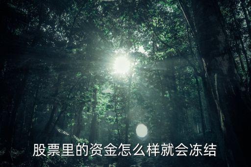 個(gè)人負(fù)債股票資產(chǎn)什么情況下會被凍結(jié)，個(gè)人投資在證券的錢什么情況下被查封