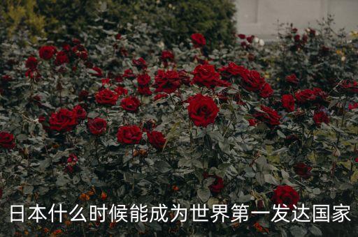 日本什么時候開始發(fā)達(dá)，日本是從什么時候開始富有的